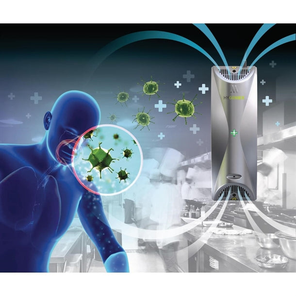 HyGenikx Air Steriliser for Office Areas Titanium Finish p_fp021