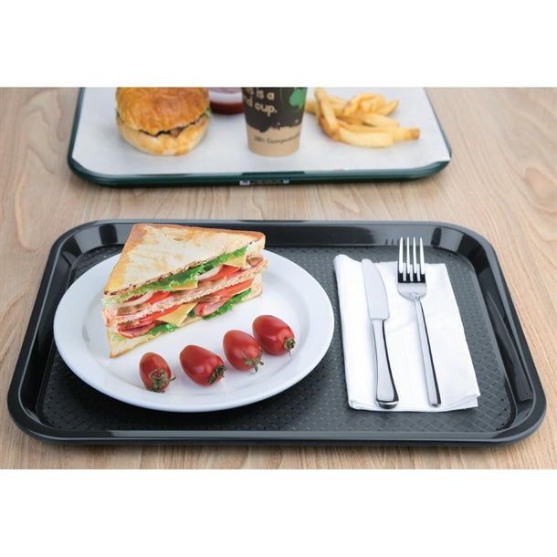 Olympia Kristallon Foodservice Tray Charcoal 305 x 415mm fd937