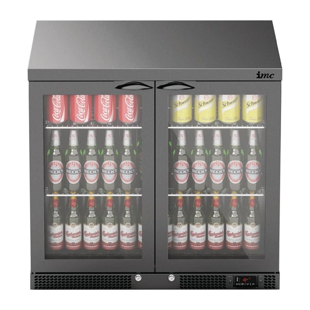 IMC Mistral M90 Double Door Bottle Cooler 214Ltr F77/250/B fp726