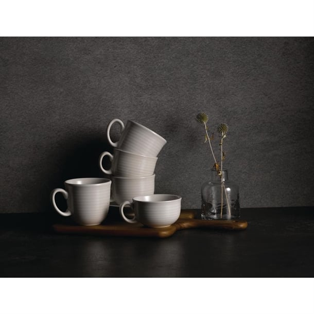 Dudson Evo Pearl Mugs 332ml (6 Pack) fj722