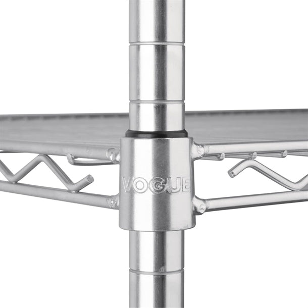 Vogue 4 Tier Wire Shelving Kit 1830x610mm u259