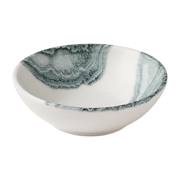 Churchill Tide Shallow Bowls Black 116mm (12 Pack) jf670