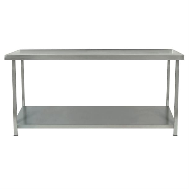 Parry Fully Welded Stainless Steel Centre Table with Undershelf 600(D)mm p_dc616