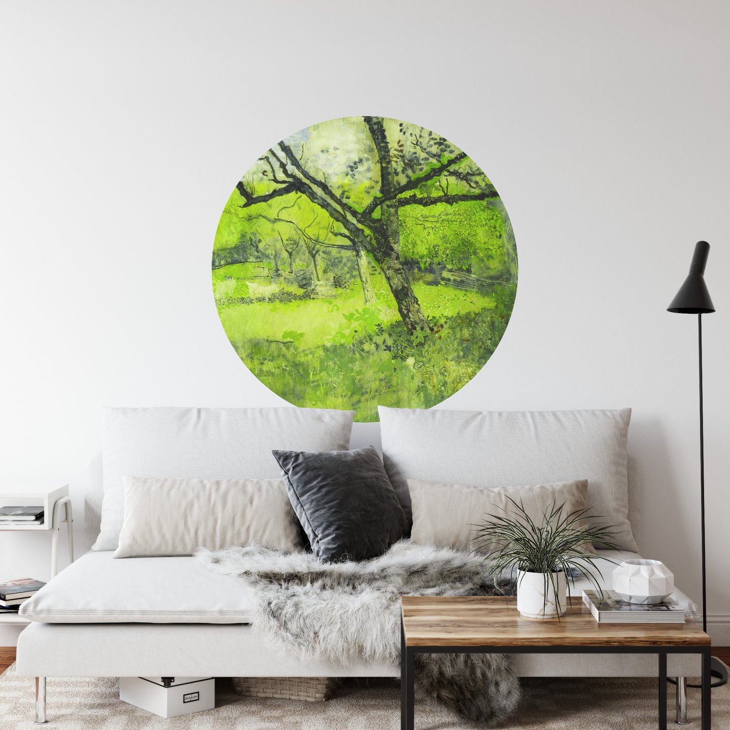 Circular Mural The Orchard