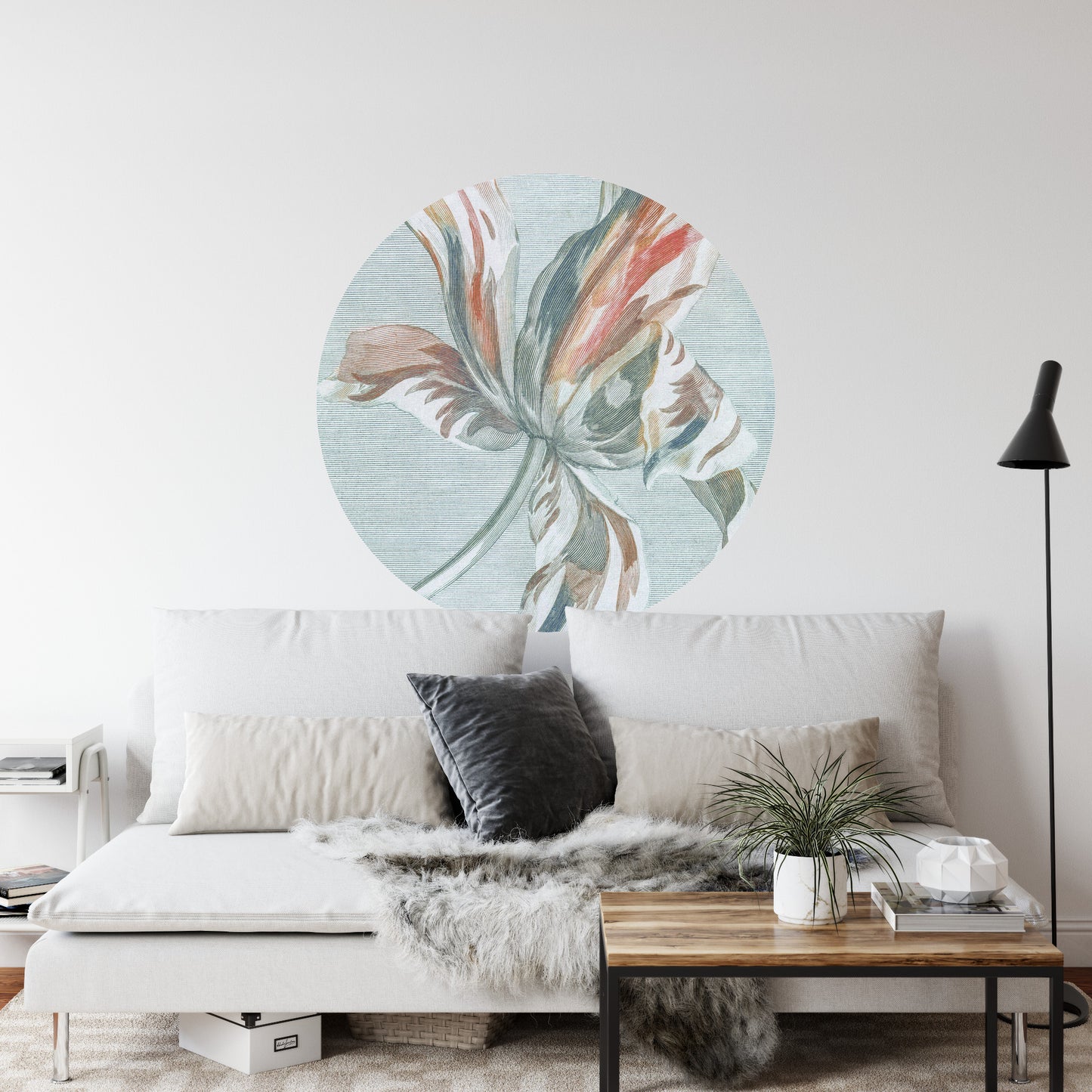 Circular Mural Floralis