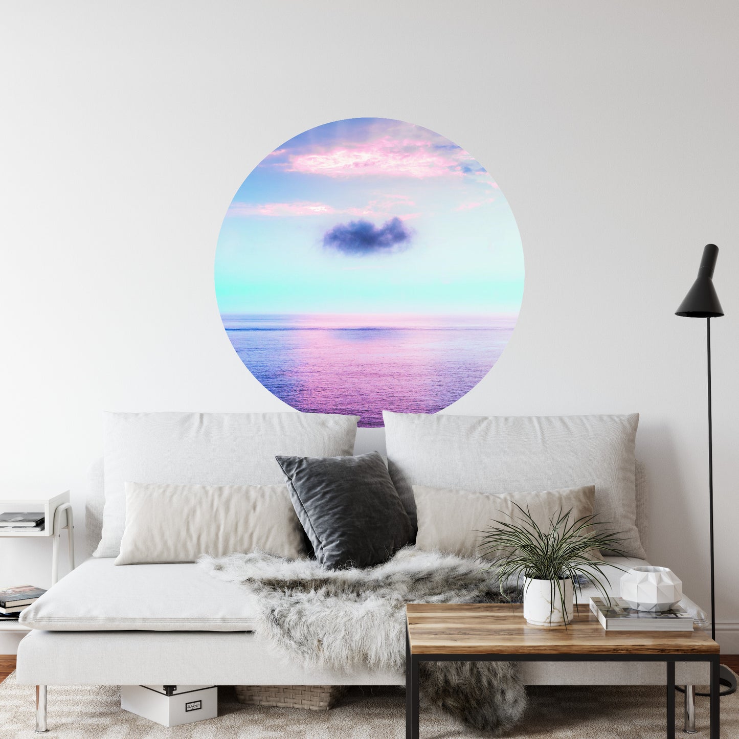 Circular Mural Shimmer