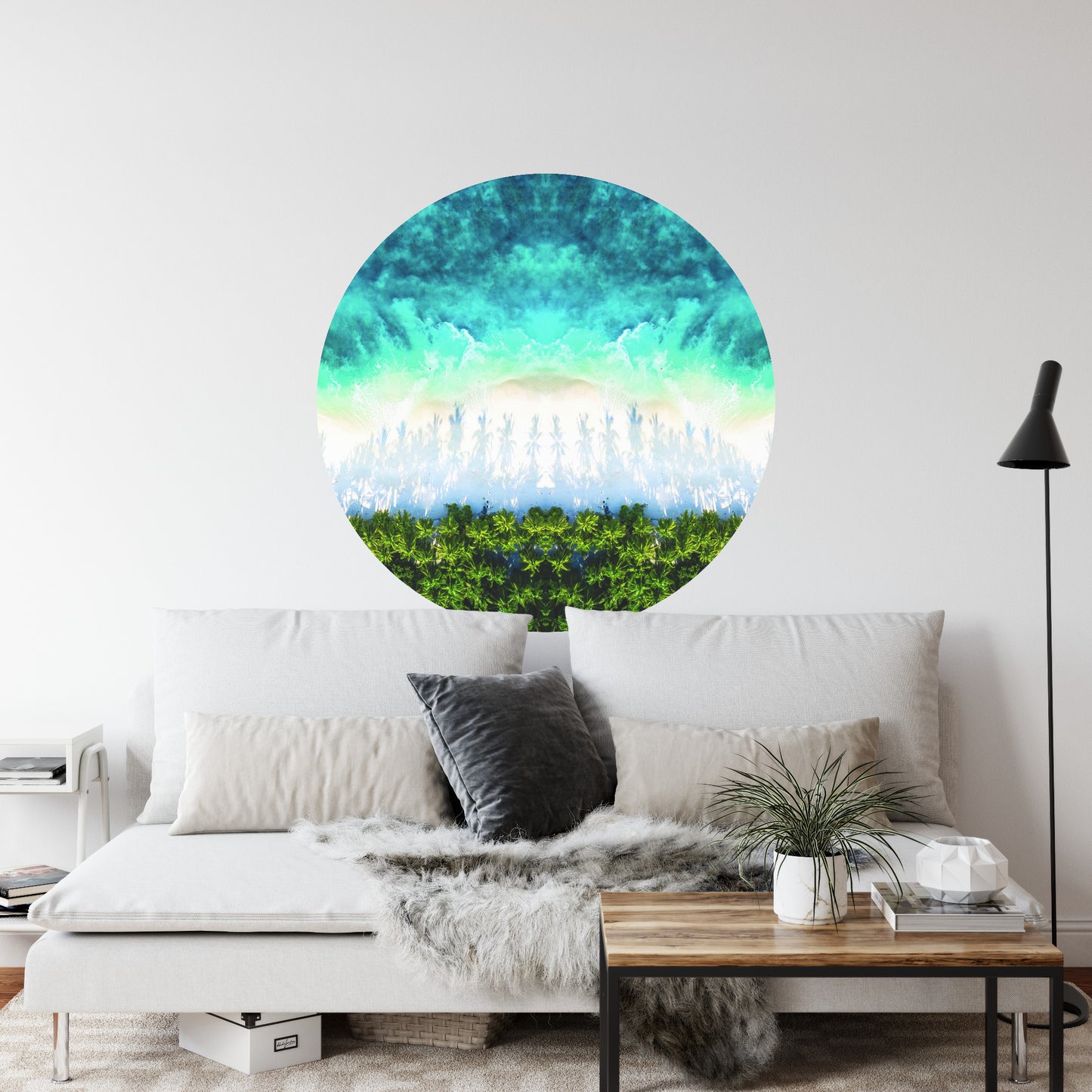 Circular Mural Castaway