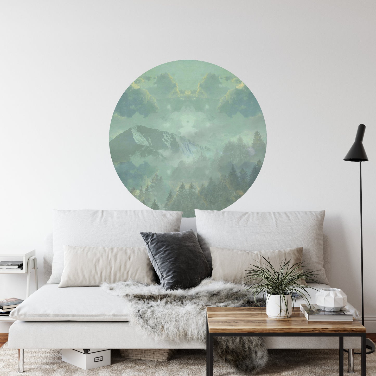 Circular Mural Forest Dreaming