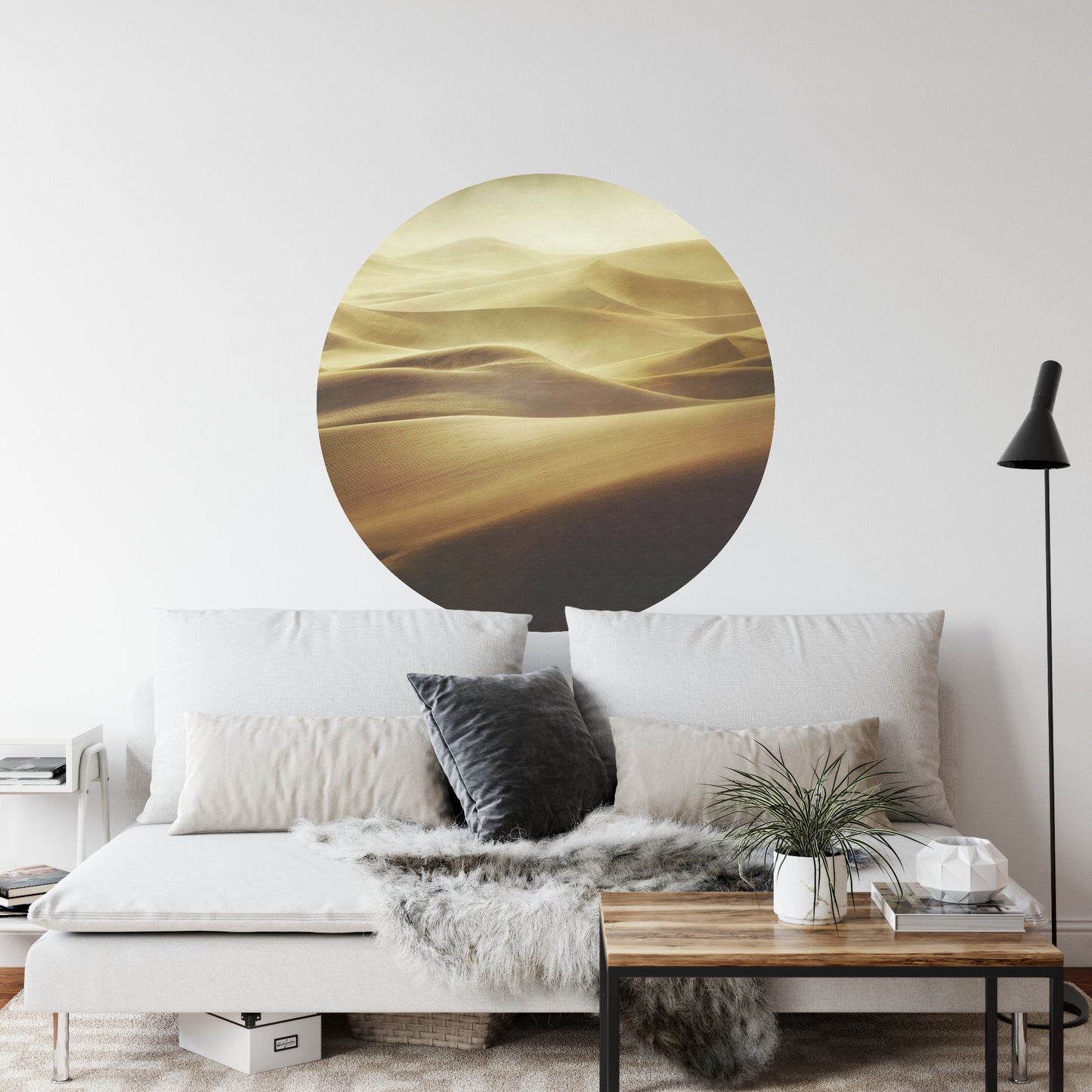 Circular Mural Alone By Mirko Vecernik