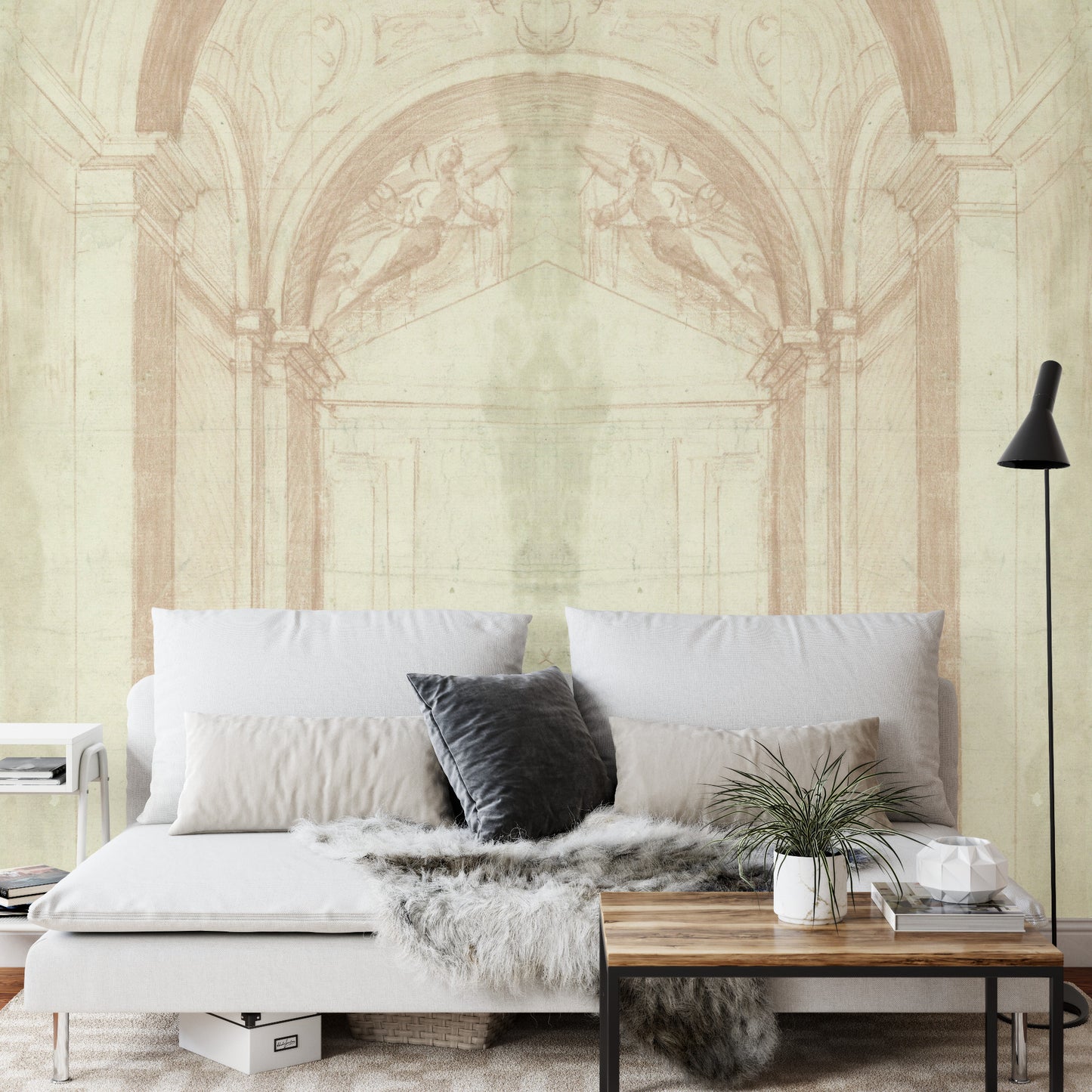 Square Wallmural Arches