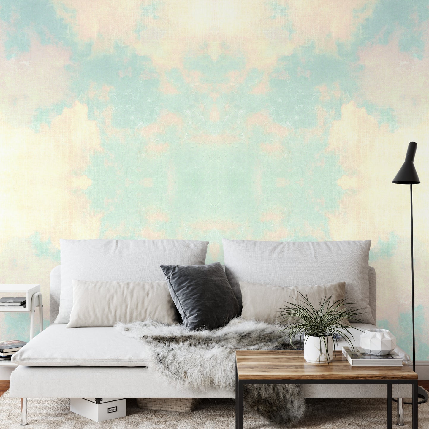 Square Wallmural Cloudscape Ii