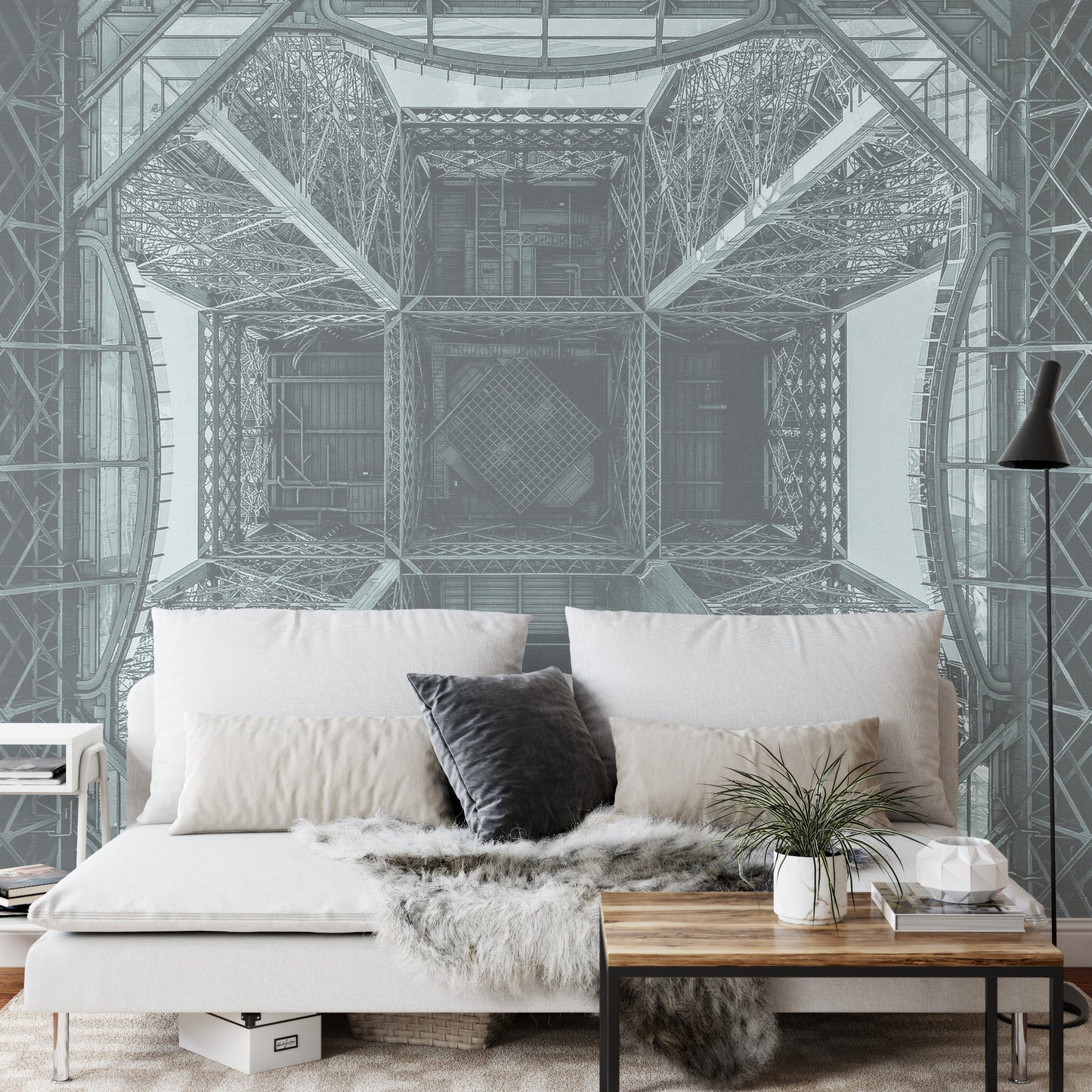Square Wallmural Eiffel By Georges Friant