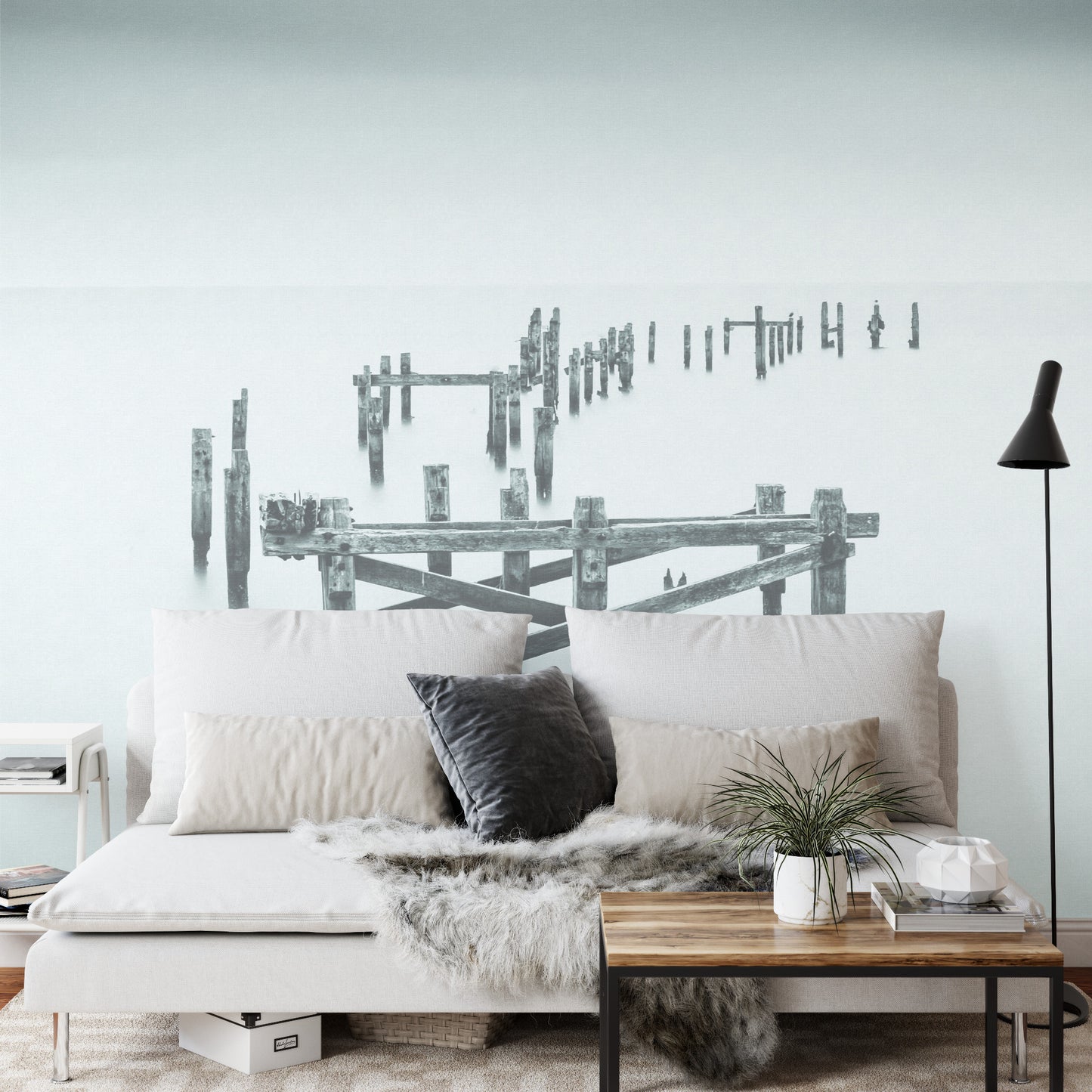 Square Wallmural Standing Firmish By Robert Bolton