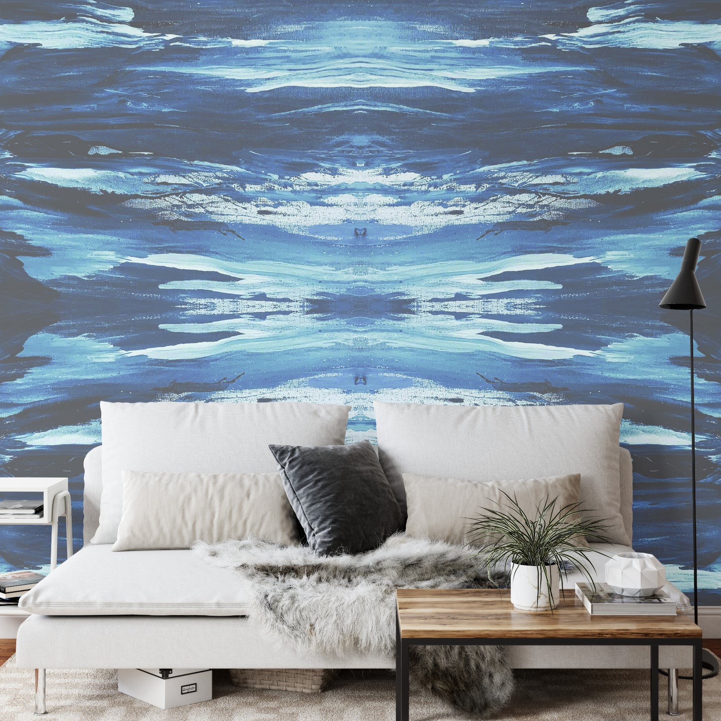 Square Wallmural Out To Sea
