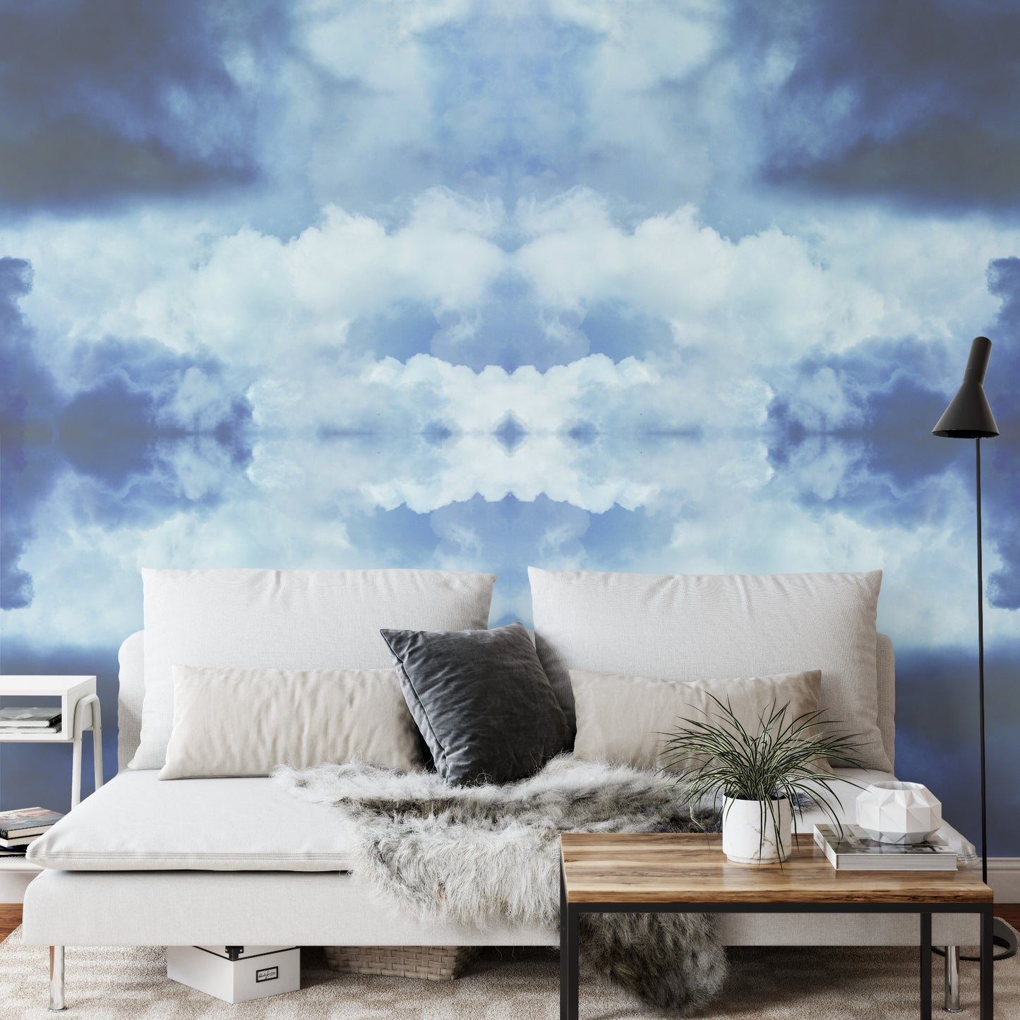 Square Wallmural Cloudscape
