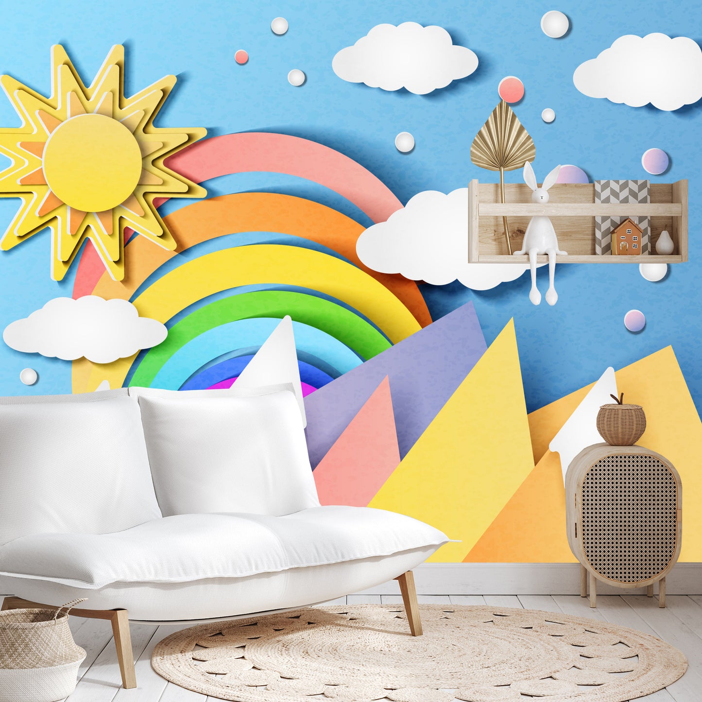 Photomural For Children - Colorful Landscape
