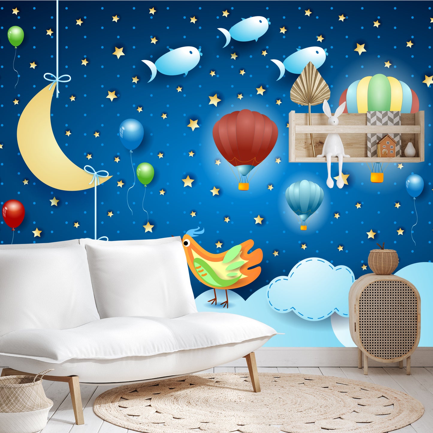 Photomural For Children - Magic Night