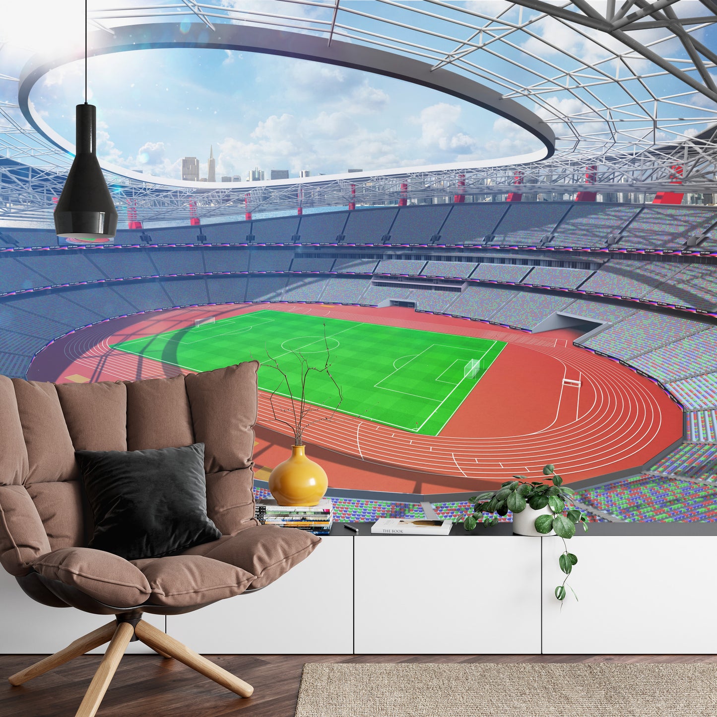 Photomural Football Stadium