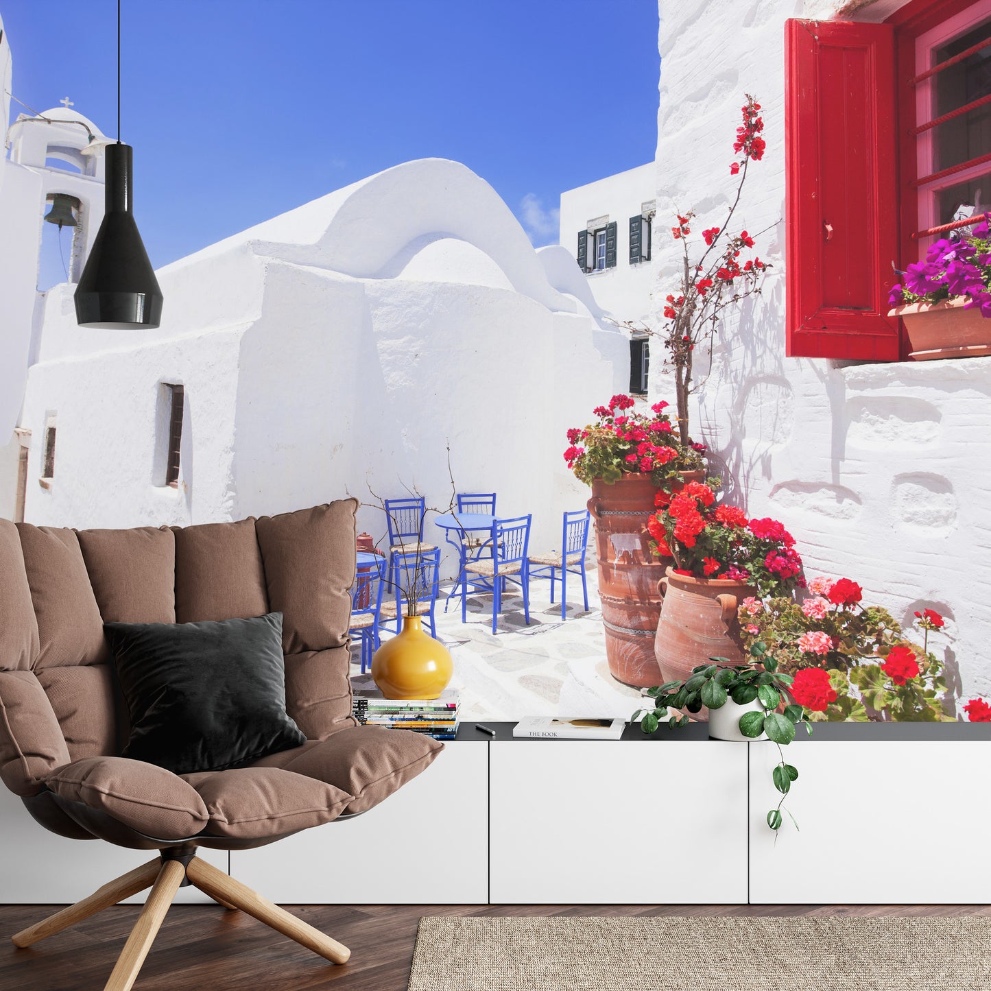 Photomural Greek Street