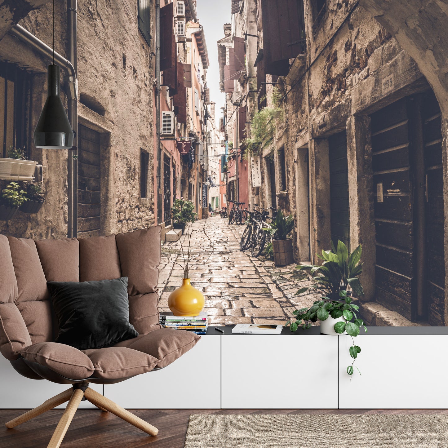 Photomural Alley Transition