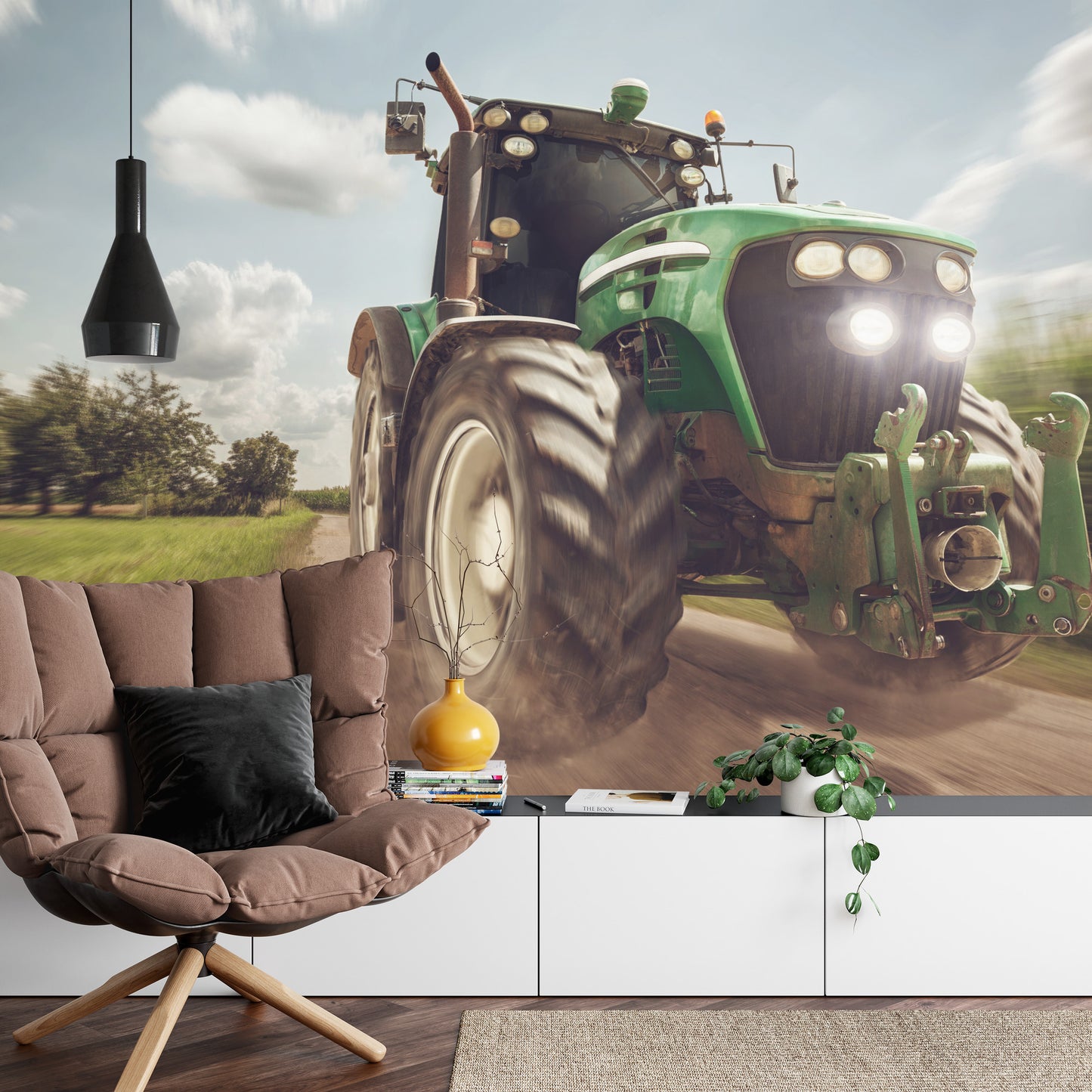 Photomural Racing Tractor