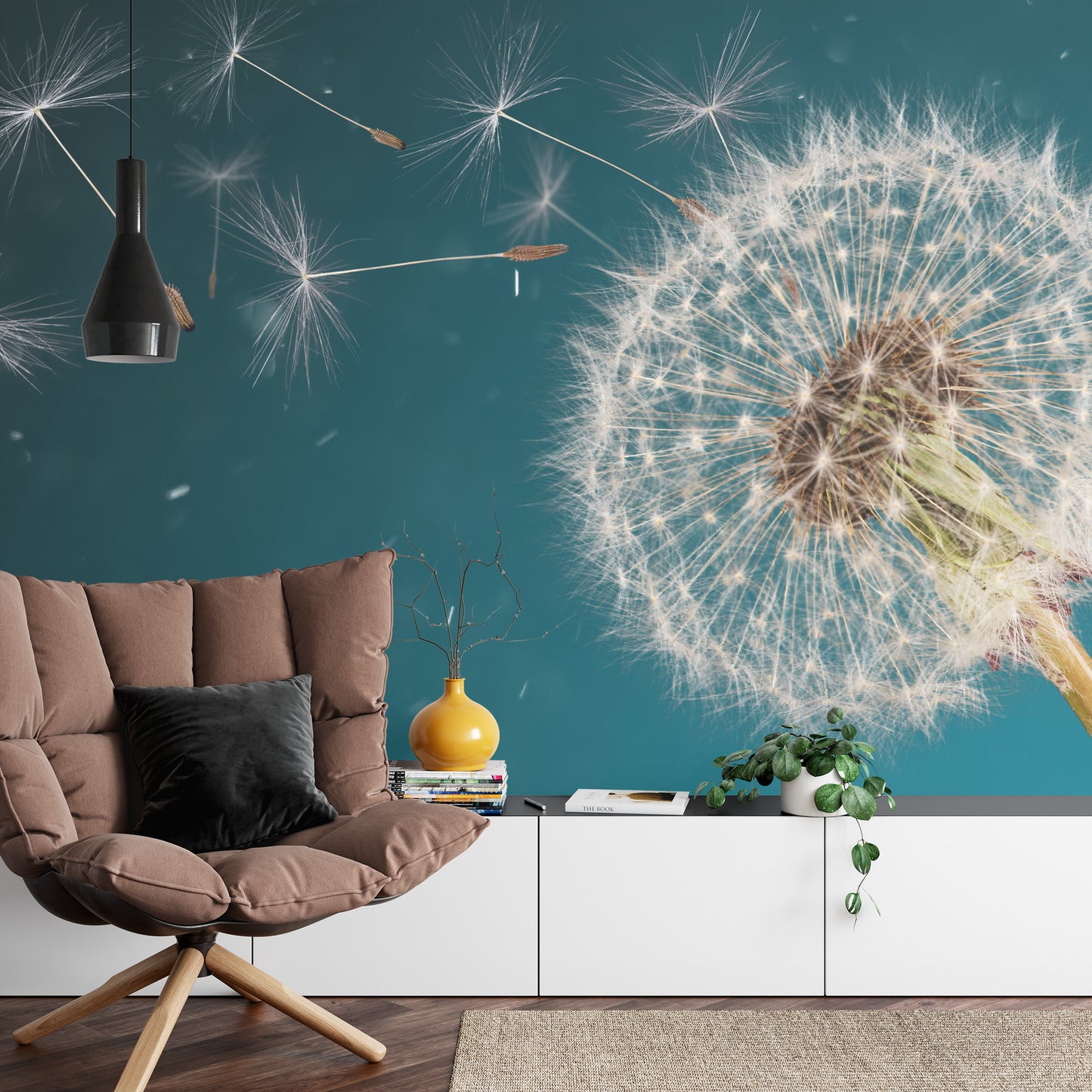 Photomural Optical Dandelion