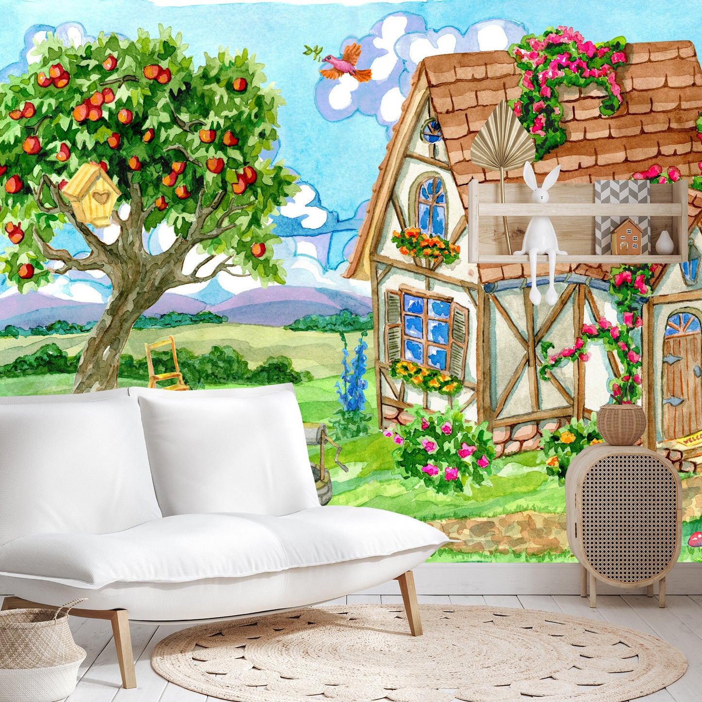 Photomural For Children - Rural House