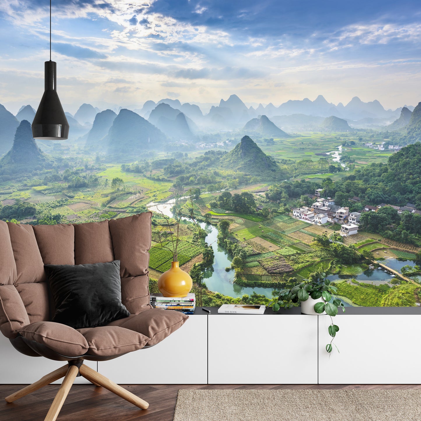 Photomural Mountain Landscape