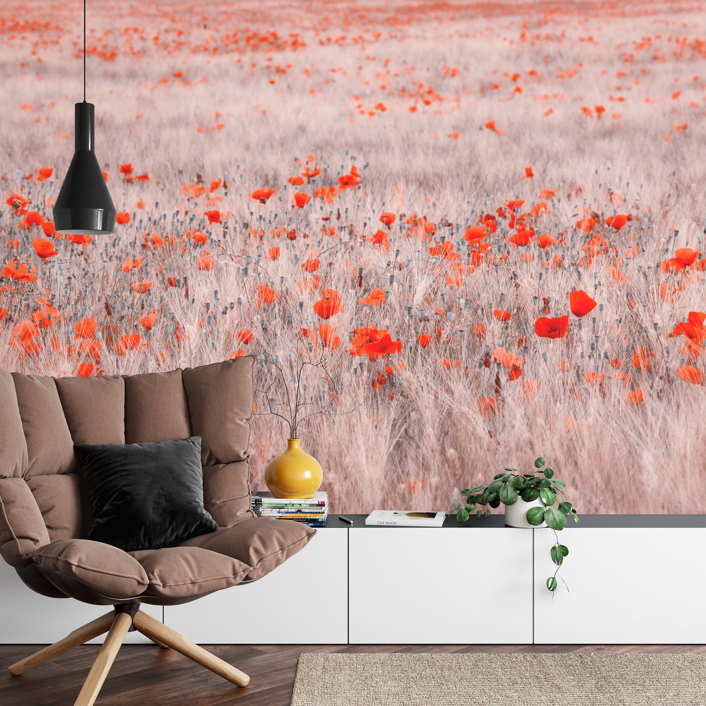 Photomural Poppy Field