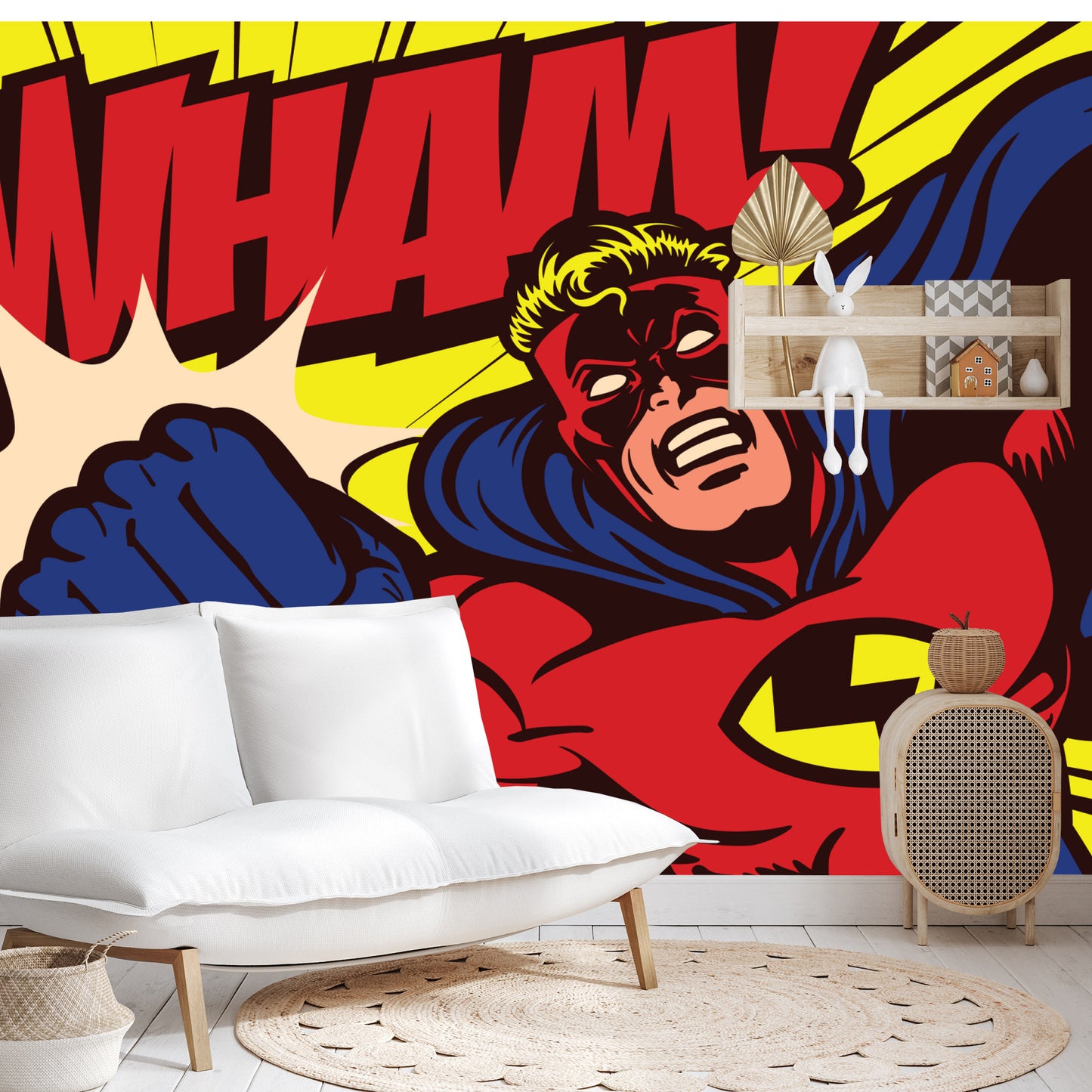 Photomural Comic Superhero