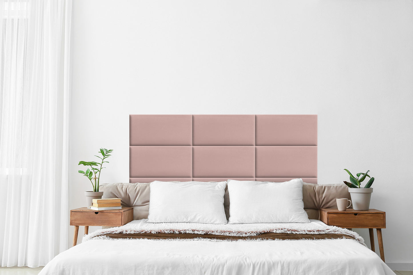 Upholstered Panel Pink