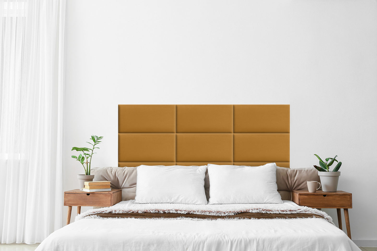Upholstered Panel Yellow