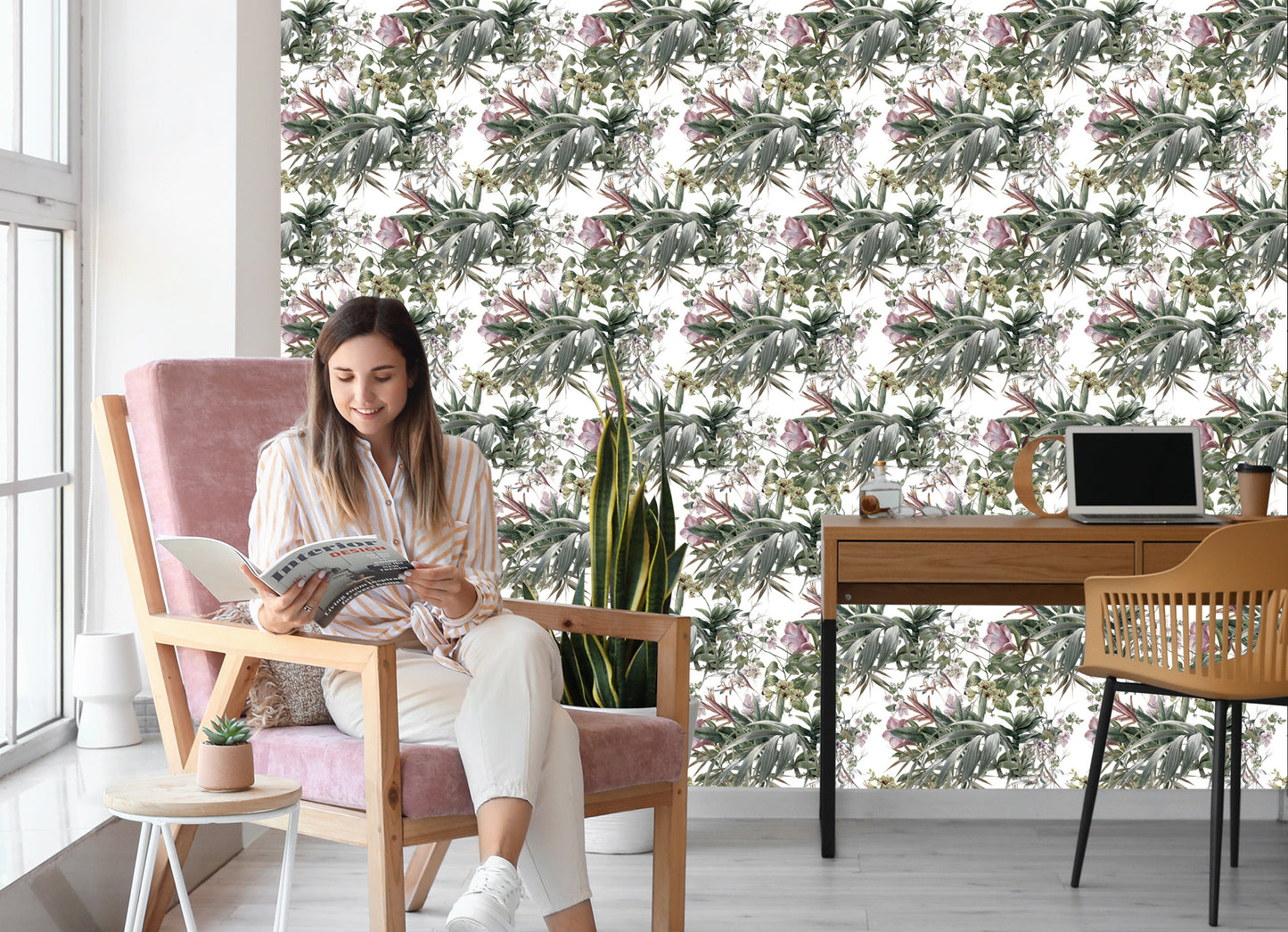 Wallpaper Watercolor Flowers