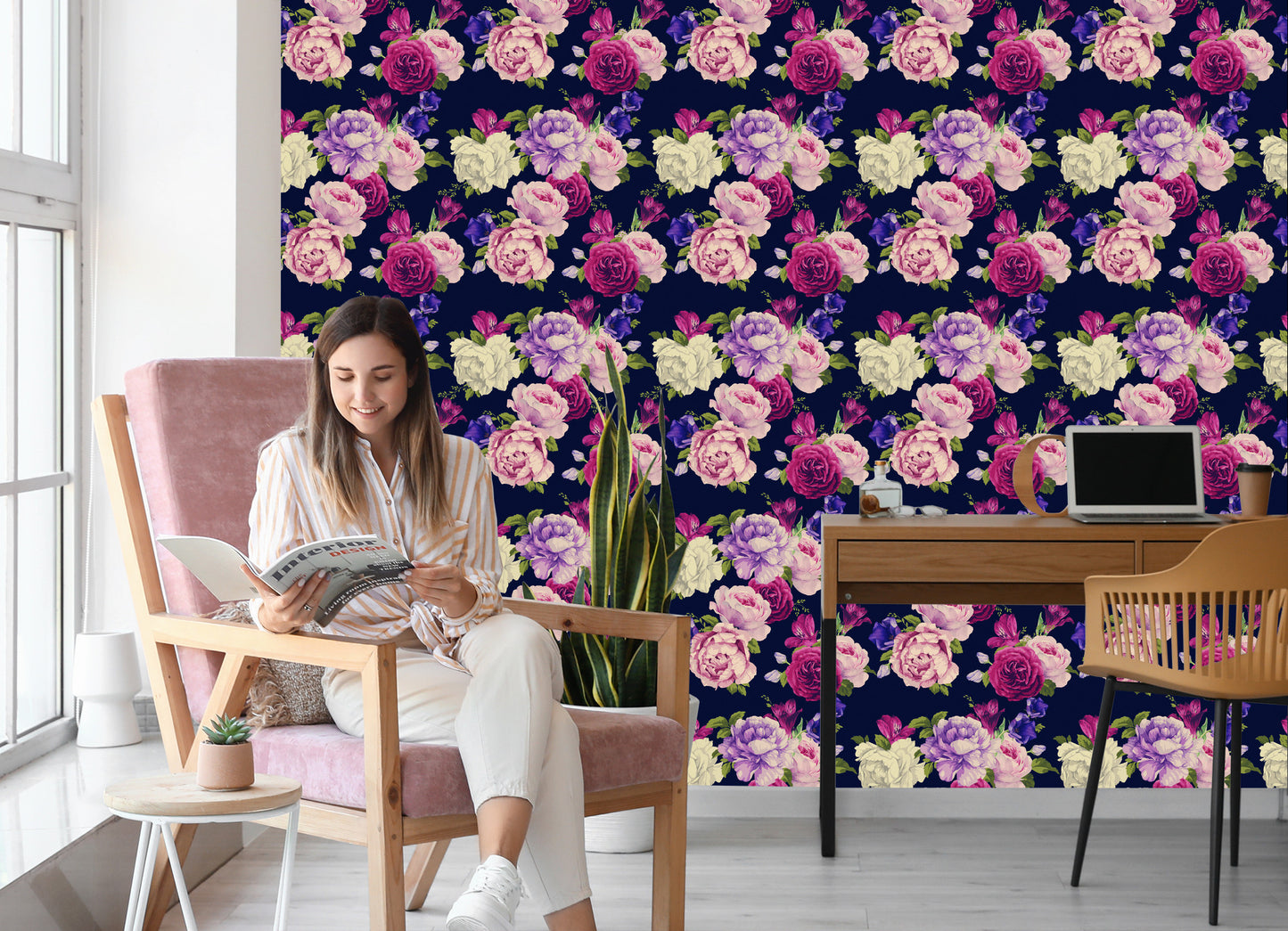 Wallpaper Colorful Roses