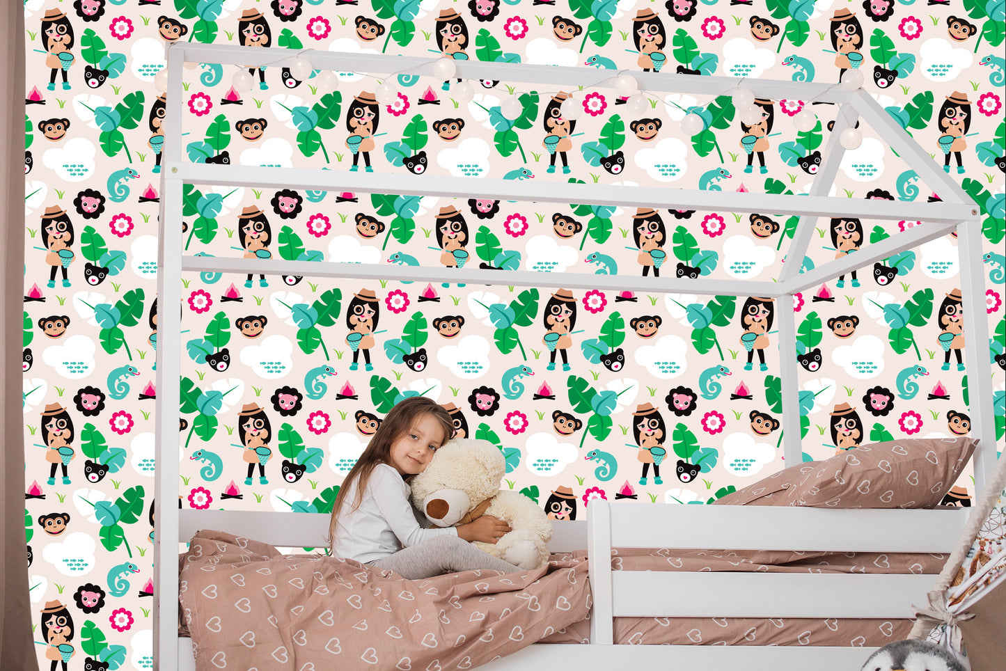 Wallpaper For Girls, Animals, Monkey Green