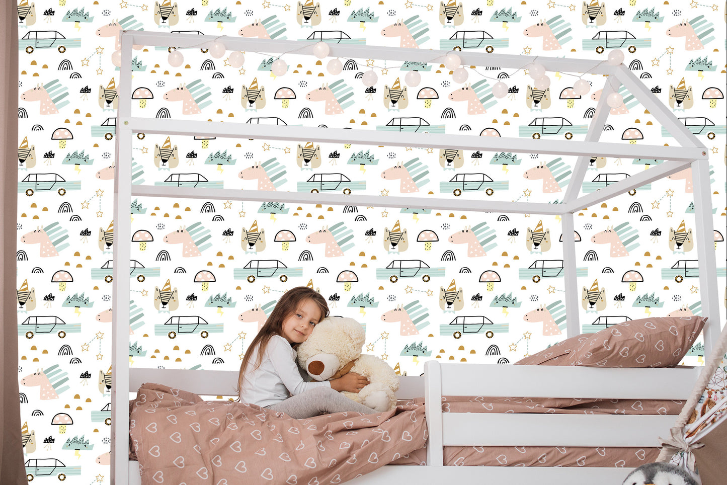 Wallpaper For A Boy, Cars, Pets, Stars