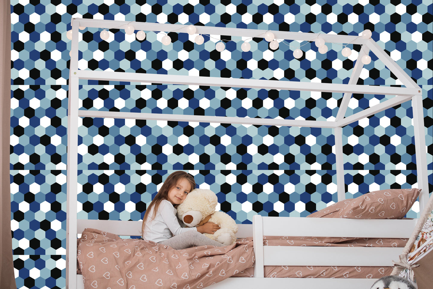 Wallpaper Geometric Youth Room For A Boy