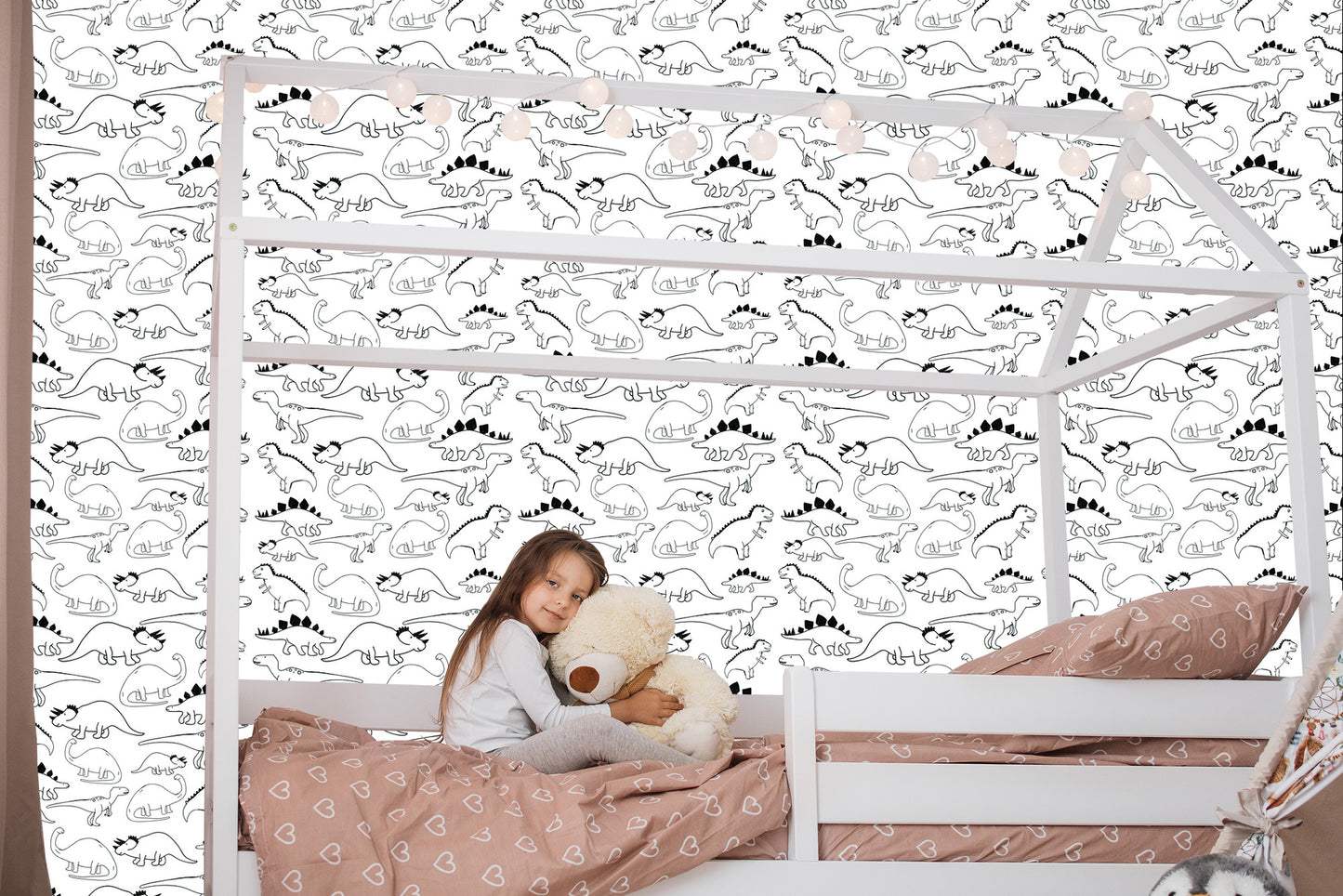 Wallpaper With Dinosaurs For Children's Room