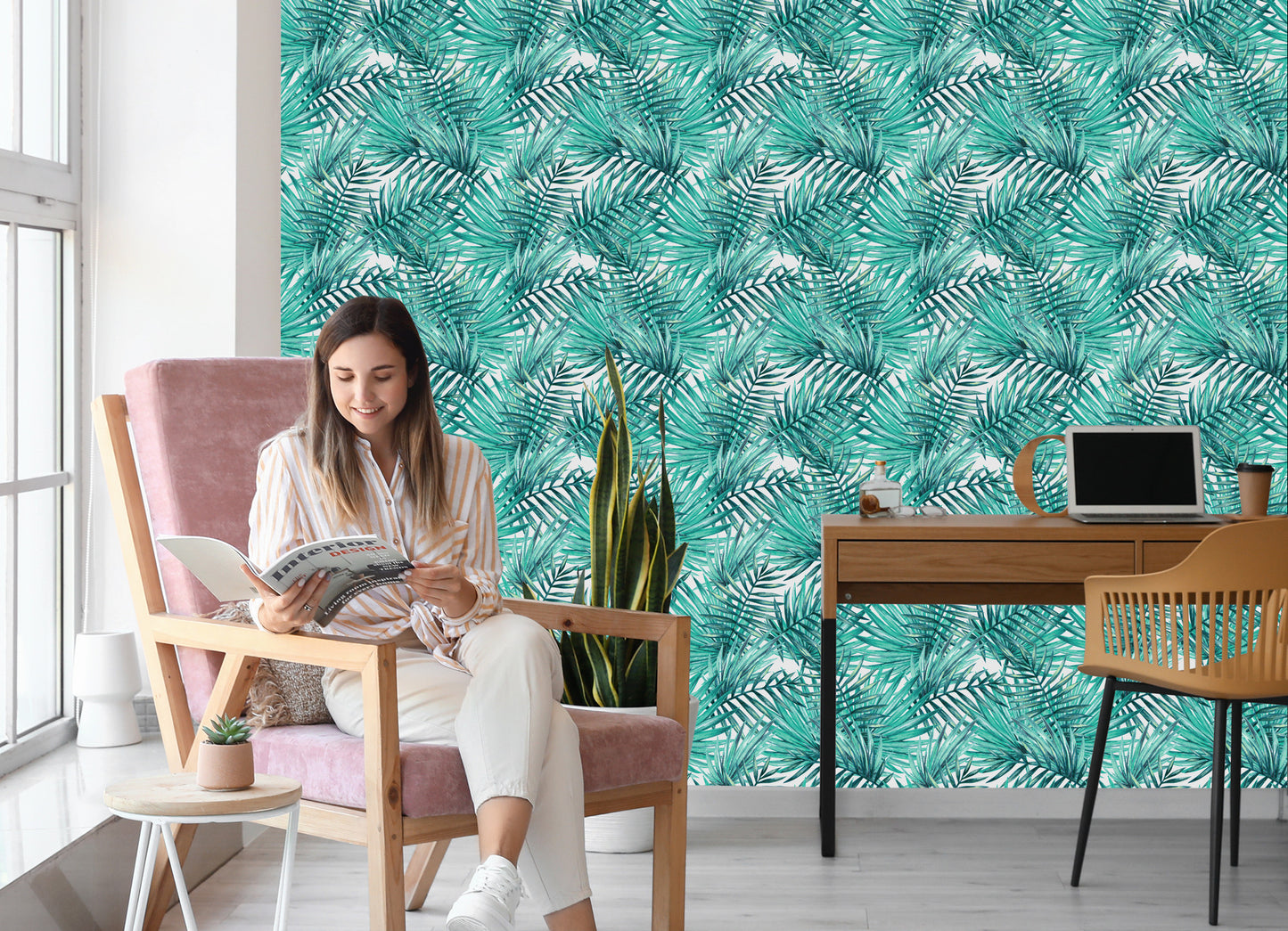 Wallpaper Palm Leaves