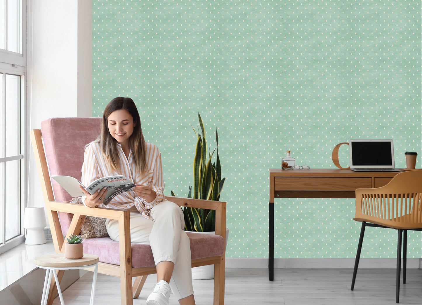 Wallpaper Drops In Retro Style
