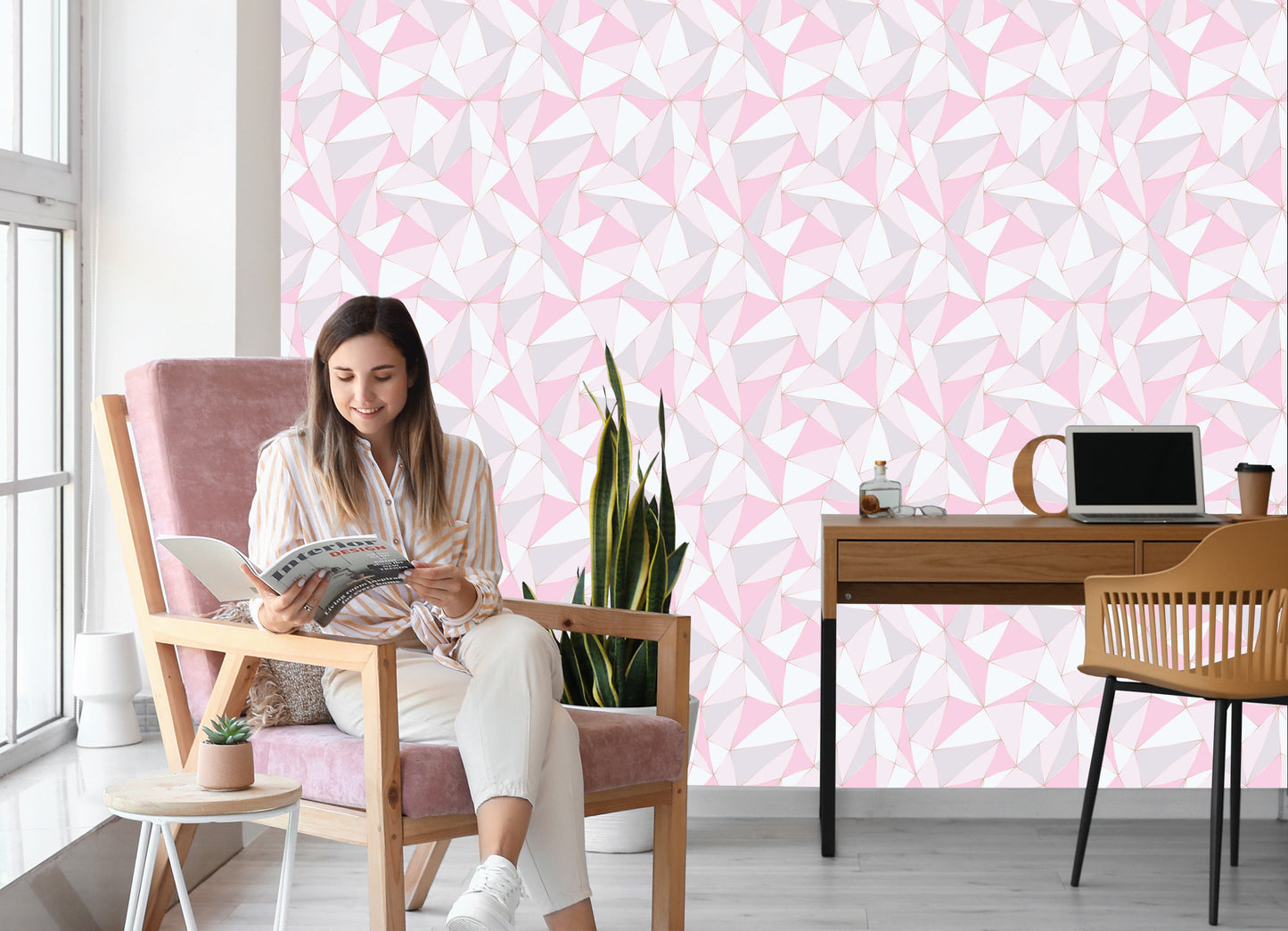 Wallpaper Geometric Abstraction