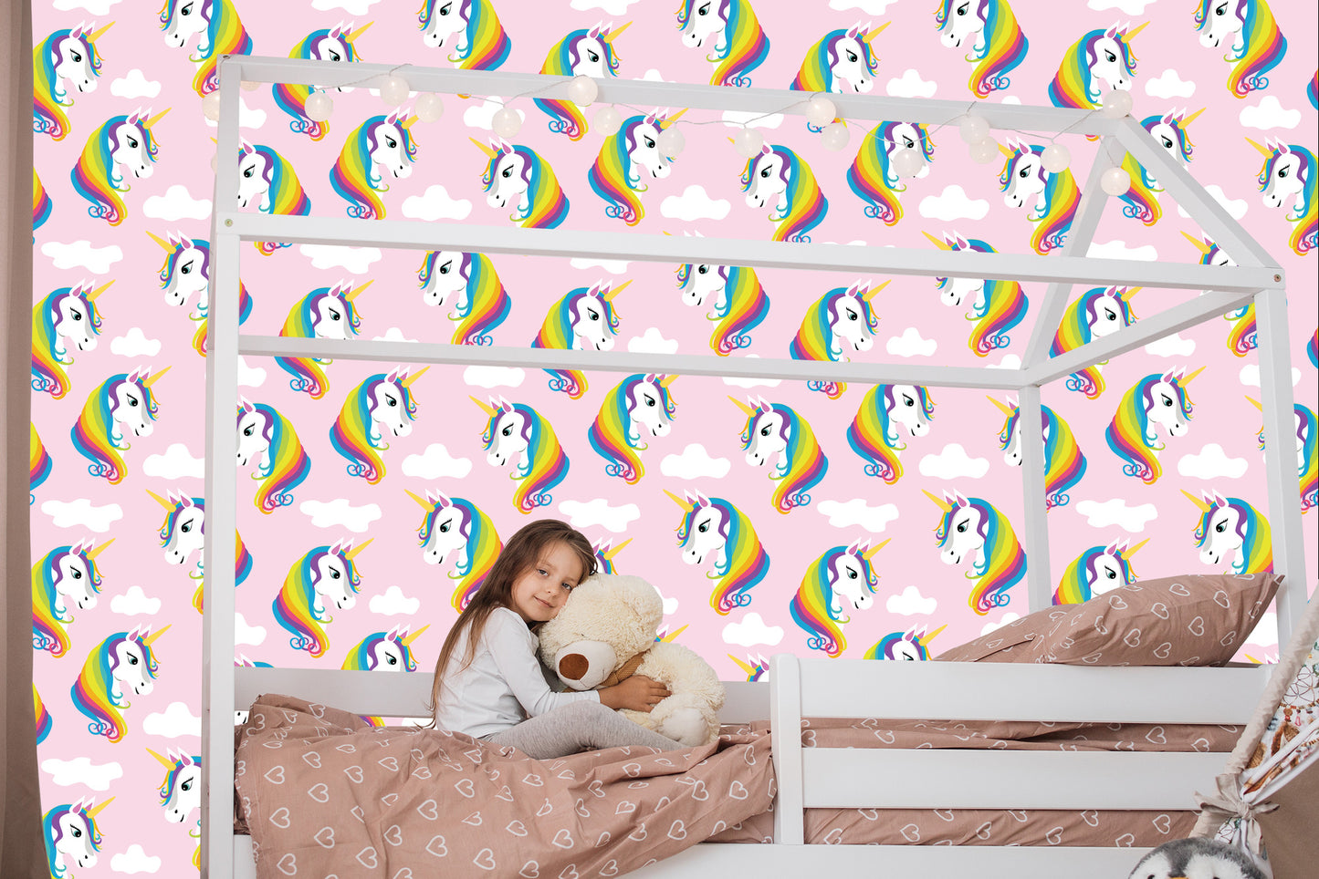 Wallpaper Rainbow Unicorns