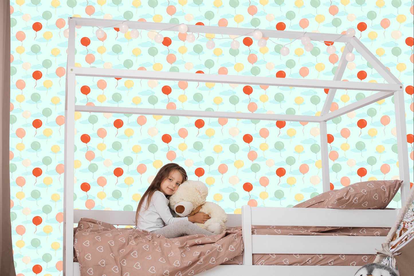 Wallpaper Colorful Little Balloons