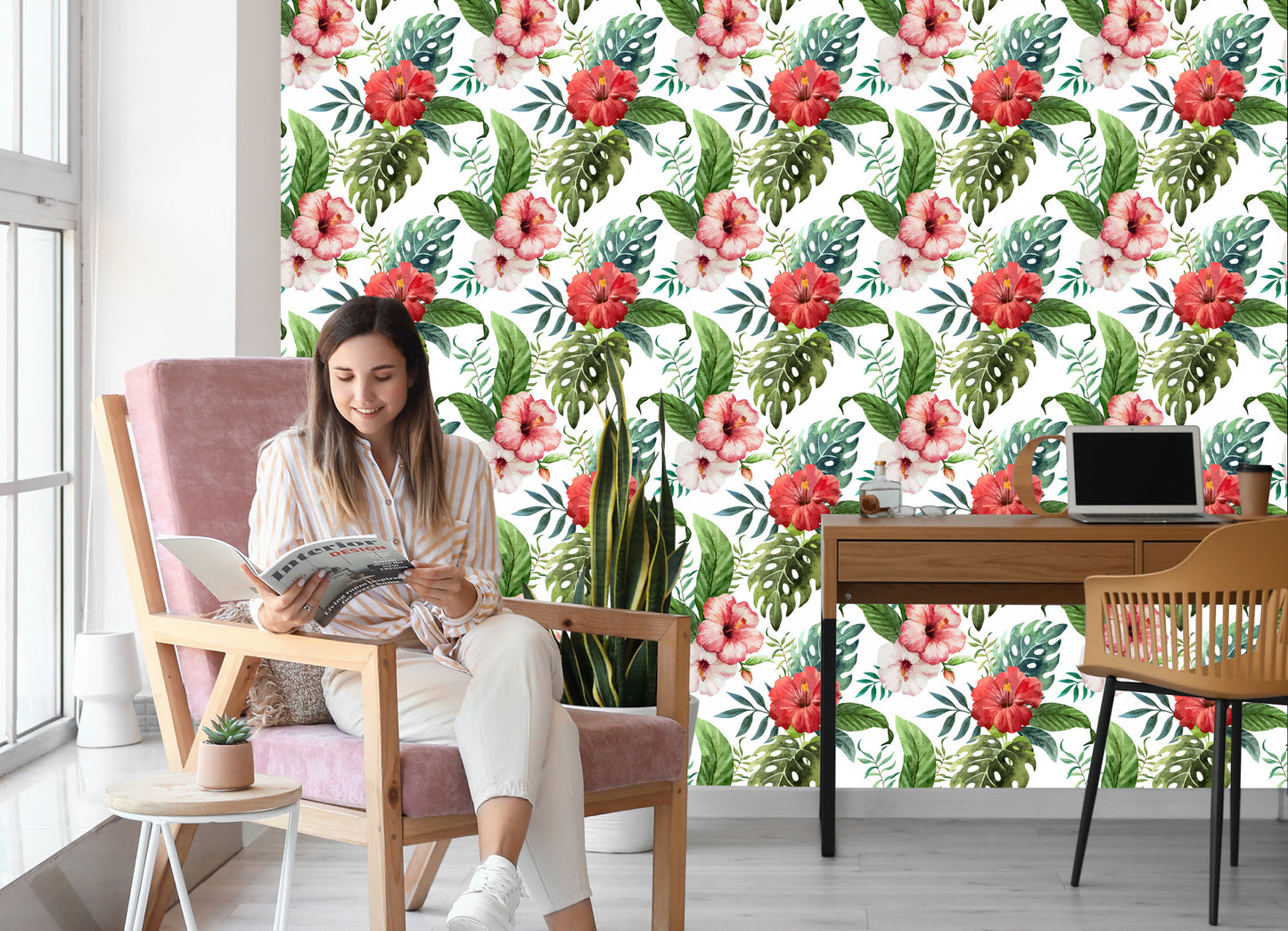 Wallpaper Colorful Flowers