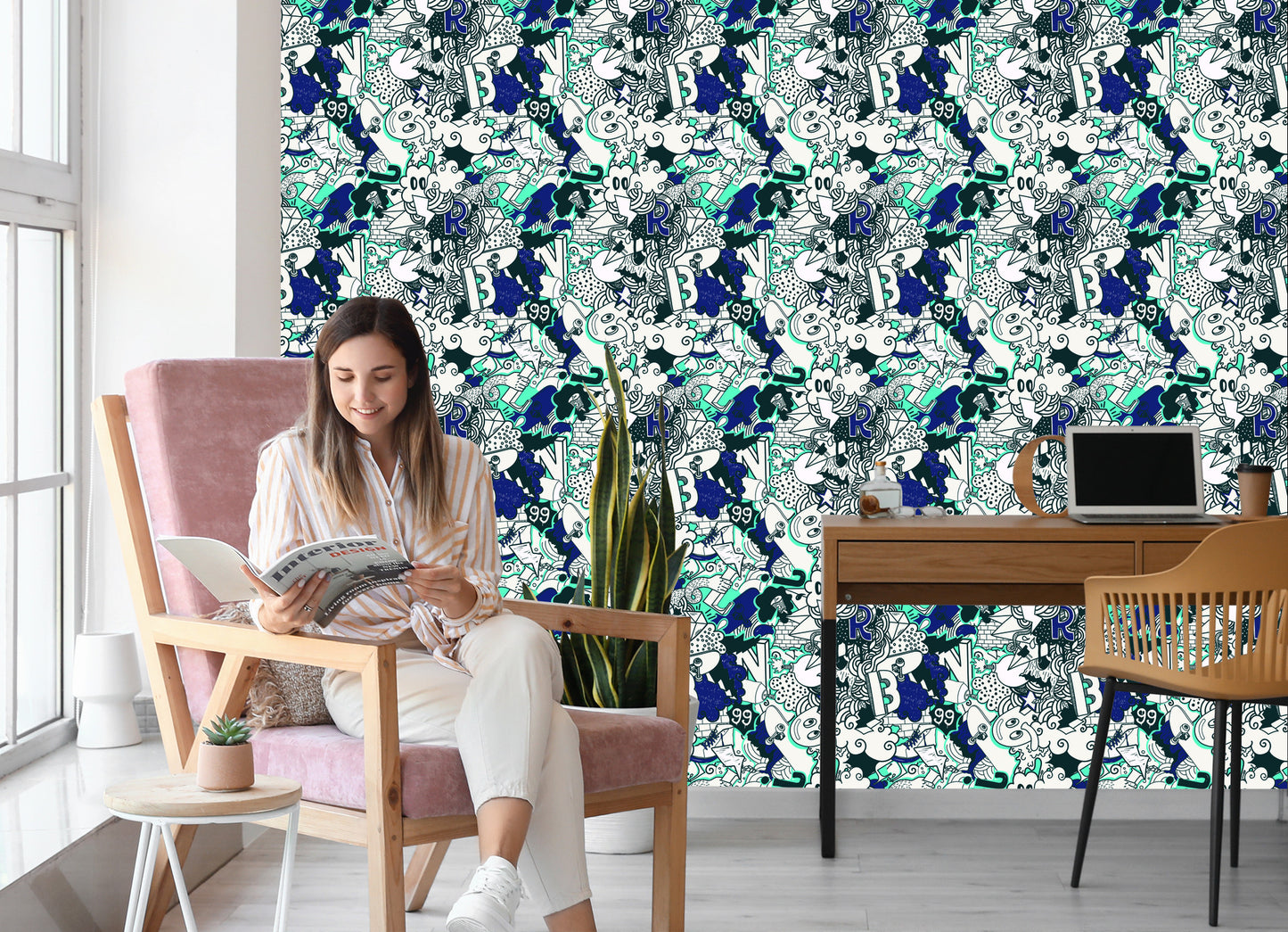 Wallpaper Modern Graffiti