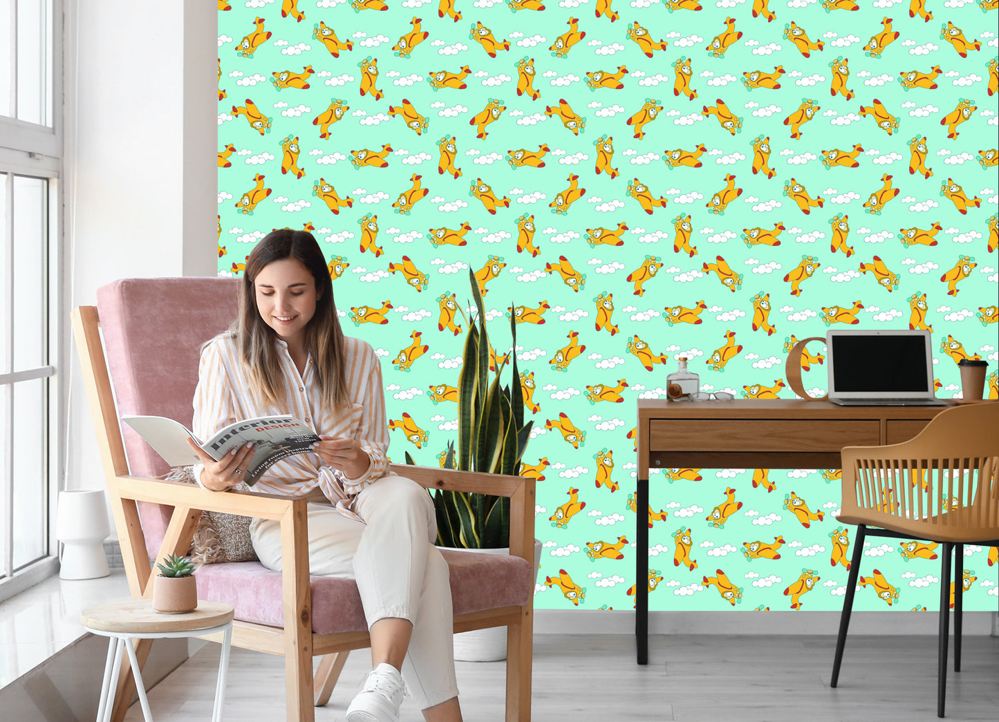 Wallpaper Fairy-Tale Planes