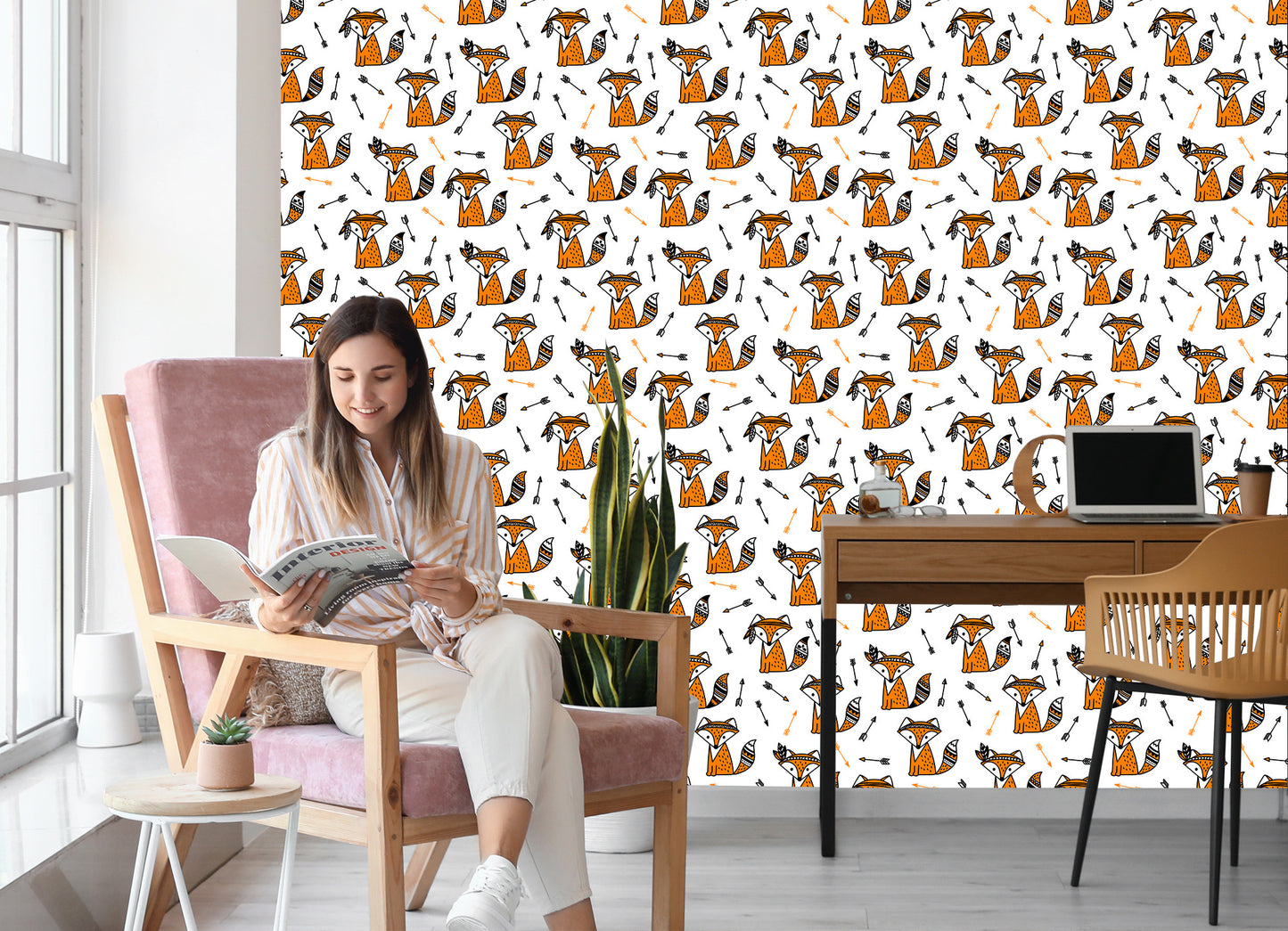 Wallpaper Indian Foxes