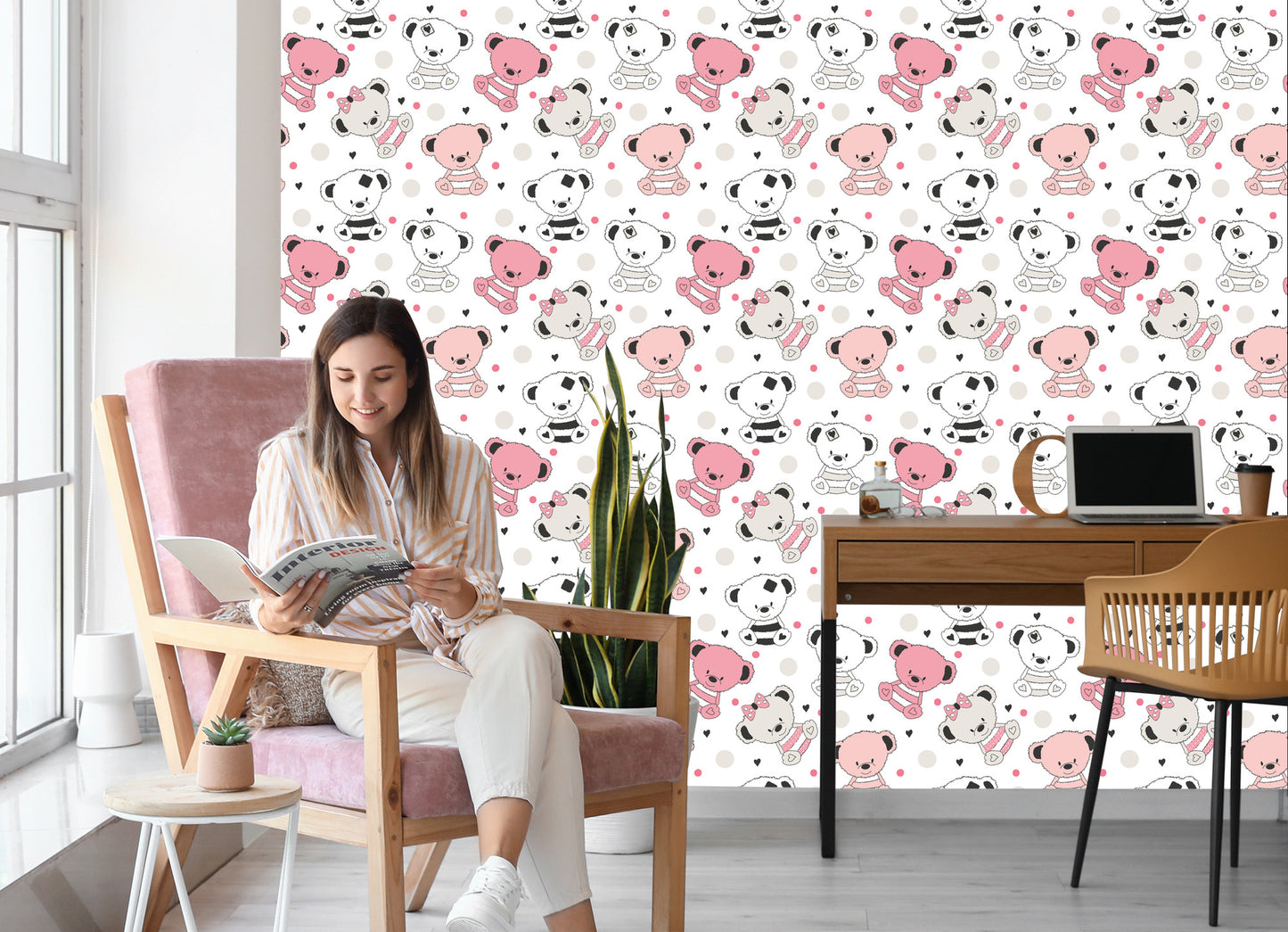 Wallpaper Colorful Bears