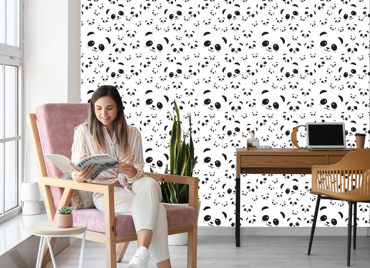 Wallpaper Sweet Pandas