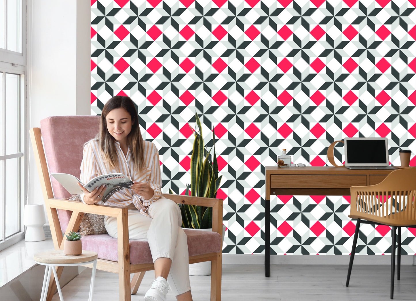 Wallpaper Beautiful Modernist Mosaic